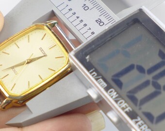 Vintage Seiko Dolce Gold Plated 30 Microns 8J41 5000 8J41 5000 Men