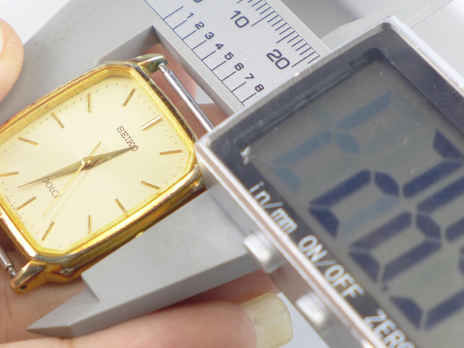 Vintage Seiko Dolce Gold Plated 30 Microns 8J41 5000 8J41 5000 Men