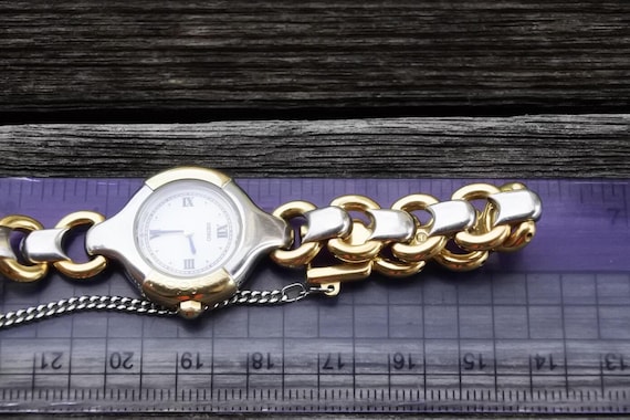 Vintage Seiko Moorea 1F21 0010 Integrated Bracelet Lady Quartz