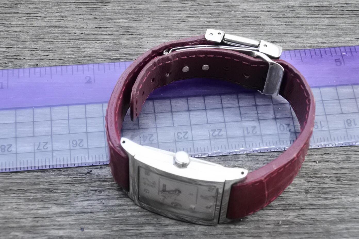 Vintage Seiko Lukia 1N01 0DY0 Lady Quartz Watch Japan Square