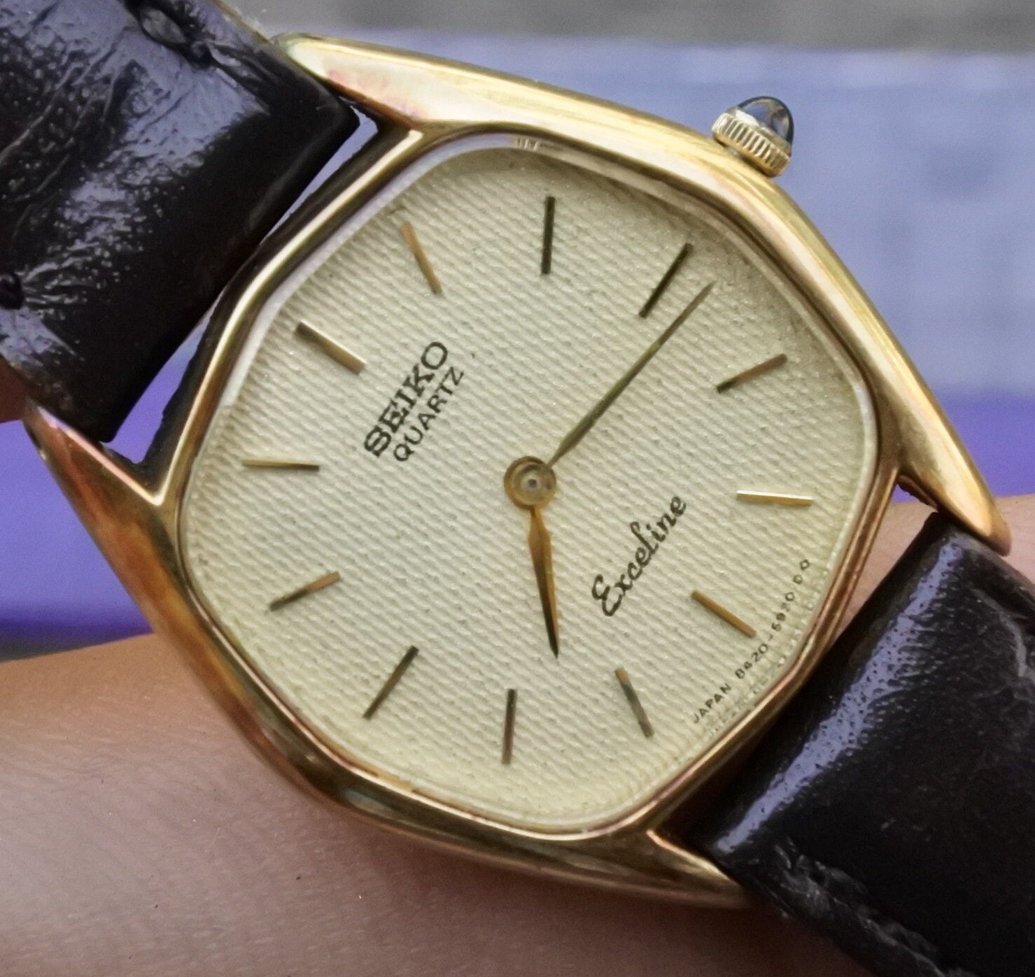 Seiko Exceline Seiko 10k Gold Watch Seiko Vintage 1985 [MINT