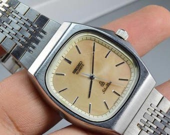 SEIKO セイコー 6030-514A Silver Wave メンズ 腕時計 Vintage Seiko Silverwave 6030 514A White Dial Men Quartz Watch