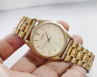 Vintage Seiko Exceline Gold Plated 30micron 2J41 5000 Lady