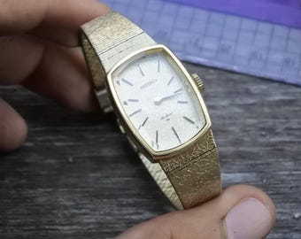 Vintage Seiko Hi Beat Gold Plated 1120 3100 Integrated
