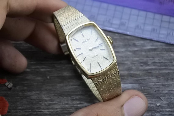 Vintage Seiko Hi Beat Gold Plated 1120 3100 Integrated