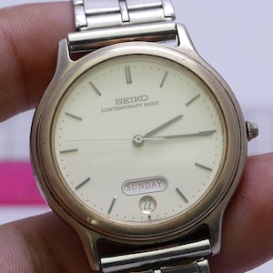 ヴィンテージ セイコー コンテンポラリー ベーシック 5H23 6C00 ドレス