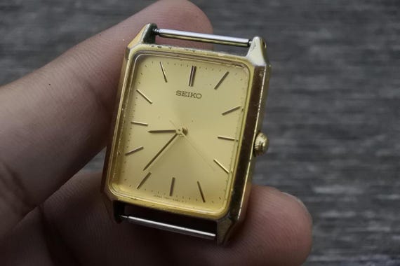 Vintage Seiko Year 1991 7NO1 5050 Dress Men Quartz Watch Japan