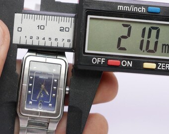 Vintage Seiko Lukia 1N01 0BZ0 Black Dial Lady Quartz Watch Japan