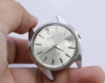 Vintage Seiko 7005 8000 Silver Dial Men Automatic Japan