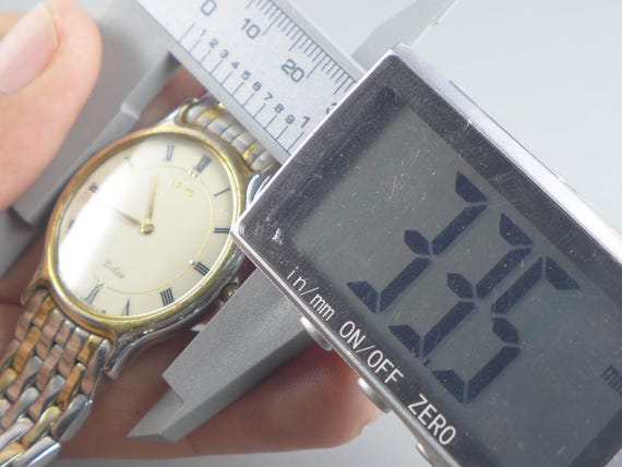 Vintage Seiko Dolce 9530 6040 Creamy Dial Men Quartz Watch Japan