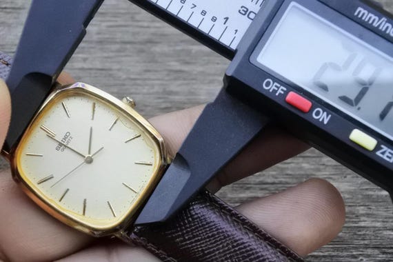 Vintage Seiko Gold Plated 30micron 6030 5640 Dress Men