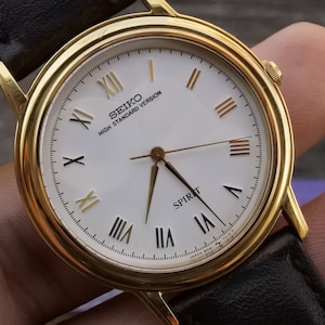 Vintage Seiko Spirit High Standard Version 8N41 7000 White Dial