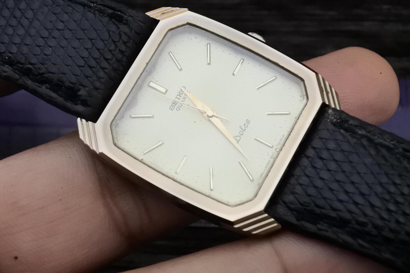 Vintage Seiko Dolce Nickle Alloy Case 5931 5430 Men Quartz Watch