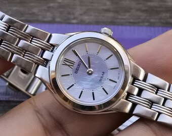 SEIKO 43-5120 楕円形 ブルーダイヤル 稼働品 美品 希少 美品 稼働 SEIKO ルーセント レディース時計 LUCENT クォーツ