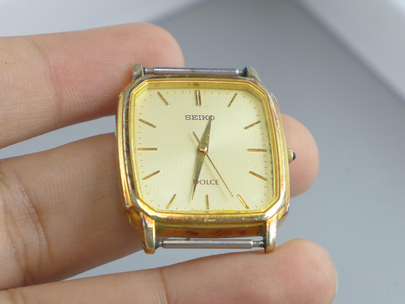 Vintage Seiko Dolce Gold Plated 30 Microns 8J41 5000 8J41 5000 Men