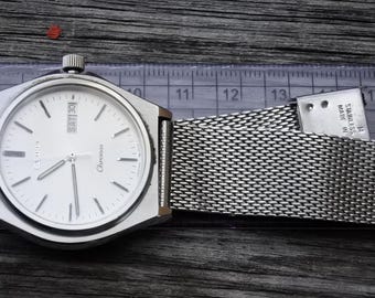 Vintage Seiko Chronos 5H23 7060 Textured Dial Men Quartz Watch