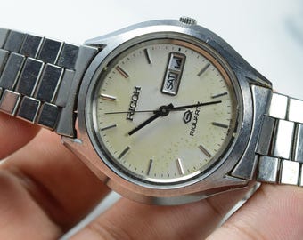 Vintage Seiko Pocket Watch 5421 0100 White Dial Men Quartz Watch