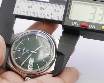 ヴィンテージ セイコー シルバーウェーブ 8229 8000 グリーン ダイヤル  