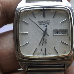 セイコー SEIKO クォーツ QUARTZ QZ 0923−5000 メンズ 腕時計 ブルー