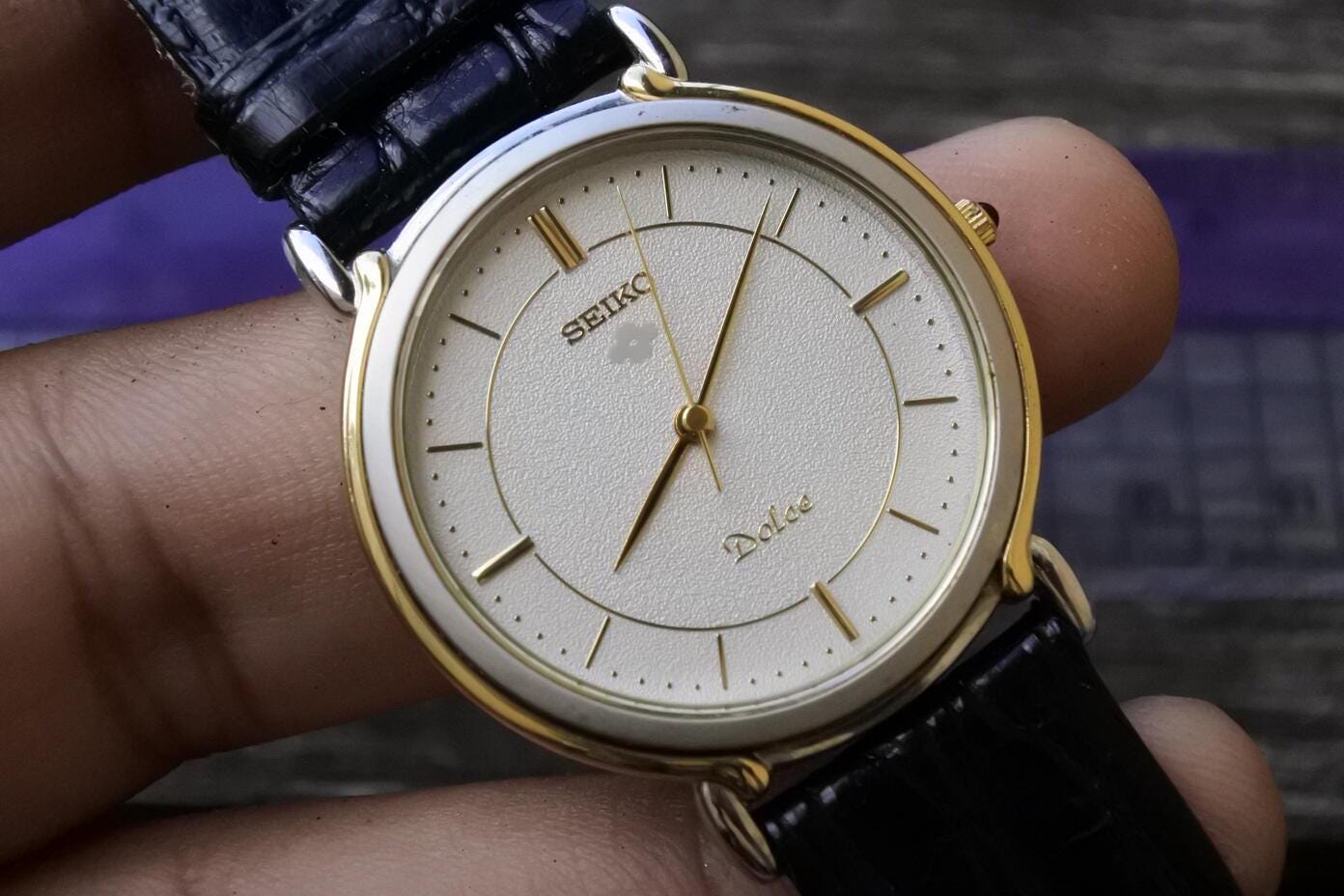 SEIKO セイコー DOLCE ドルチェ 8N41-6110 シルバー ラウンド グレー