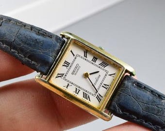 Vintage Seiko Exceline 8420 5750 Gold Plated 30microns Lady Quartz