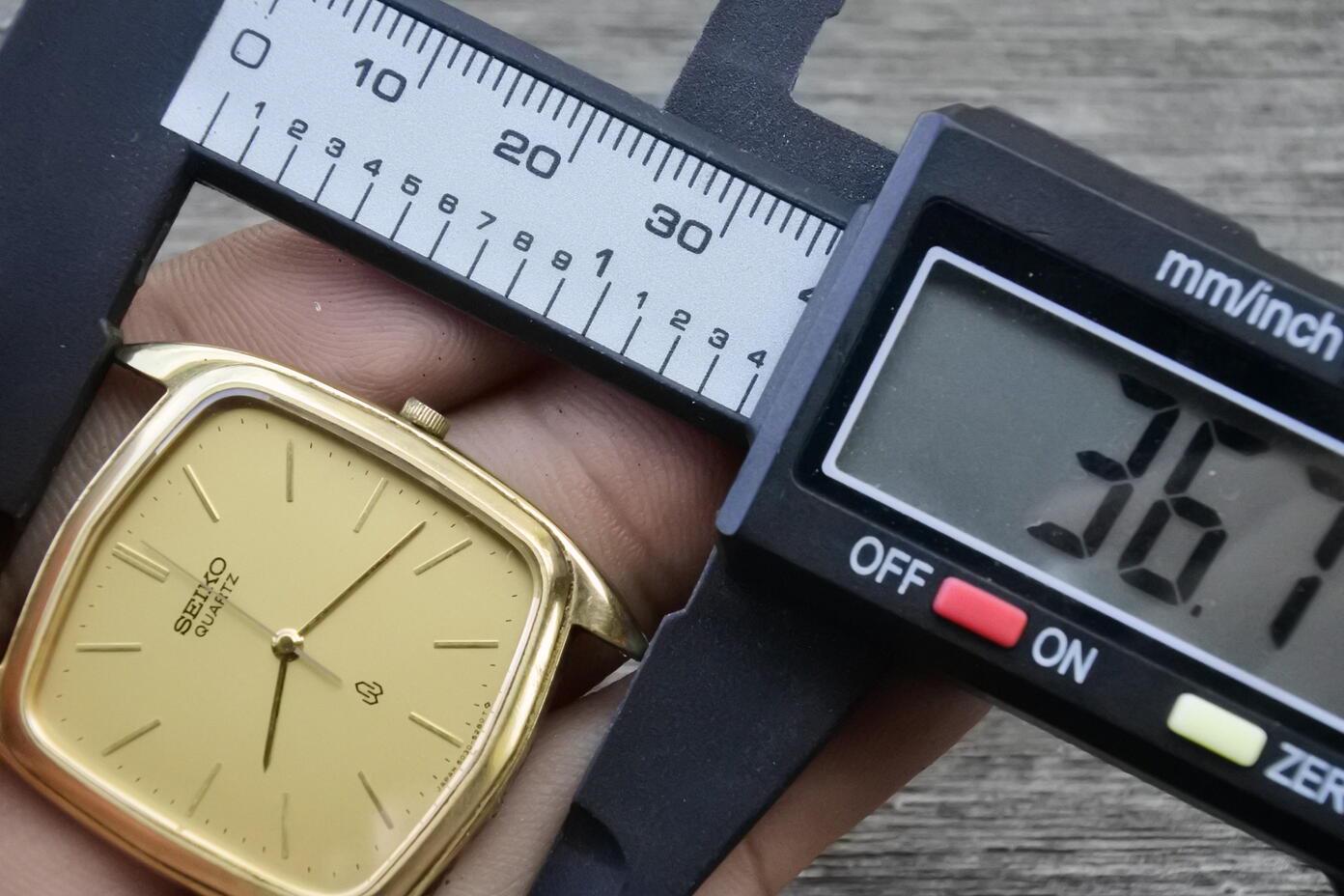Vintage Seiko Gold Plated 30micron 6030 5250 Dress Men