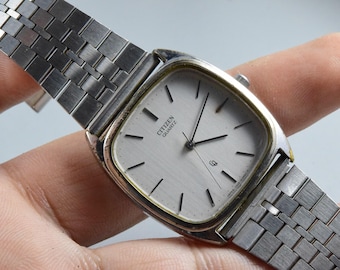 Vintage 1982 Citizen Exceed 1930-191081 |super Hard Alloy Case
