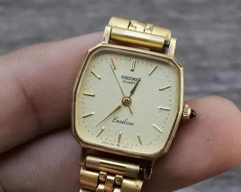 SEIKO セイコー Exceline エクセリーヌ 腕時計 バングル風