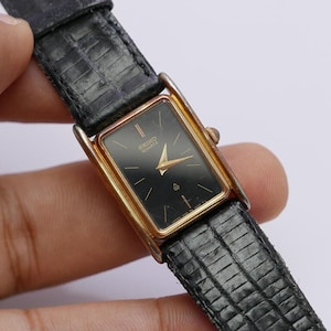 Vintage Seiko Gold Plated 9021 5010 Gray Dial Men Quartz Vintage Seiko Gold Plated 9021 5010 Gray Dial Men Quartz