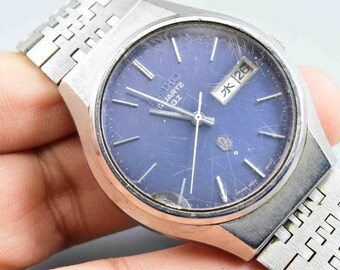 SEIKO Pocket Watch 懐中時計 稼働品 5421-0100 Vintage Seiko Pocket Watch 5421 0100 White Dial Men Quartz Watch