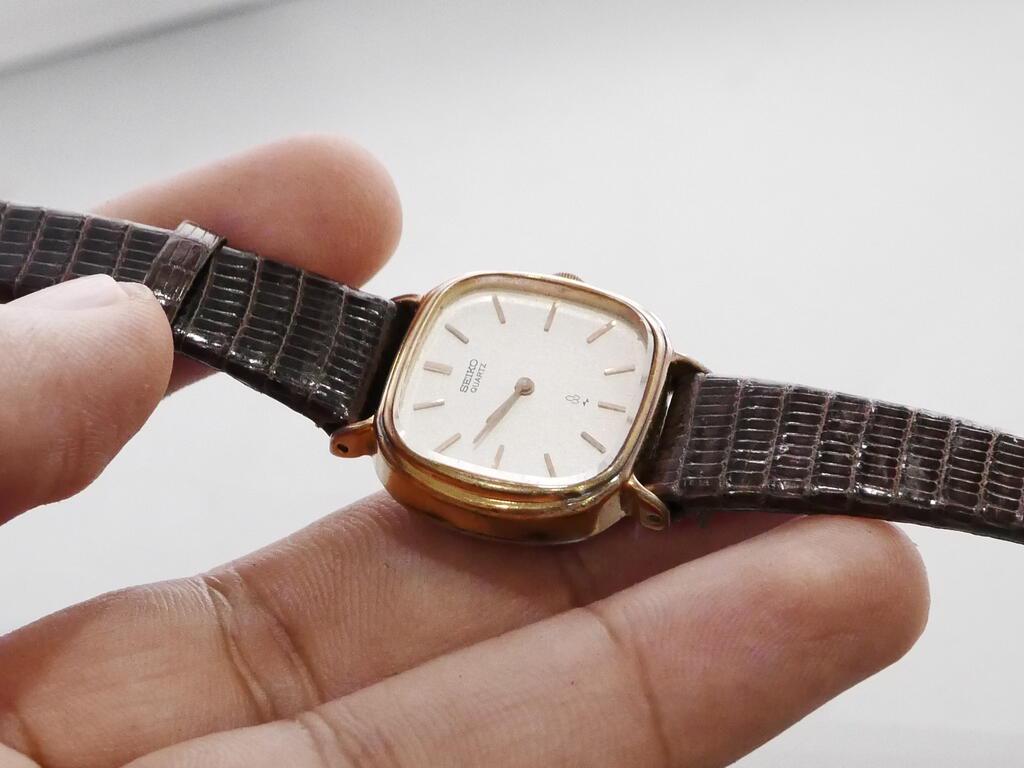 ヴィンテージ セイコー ゴールドプレート 16 5390 ホワイトダイヤル