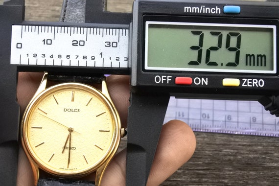 Vintage Seiko Dolce Gold Plated 8N41 6060 Textured Dial Men Quartz