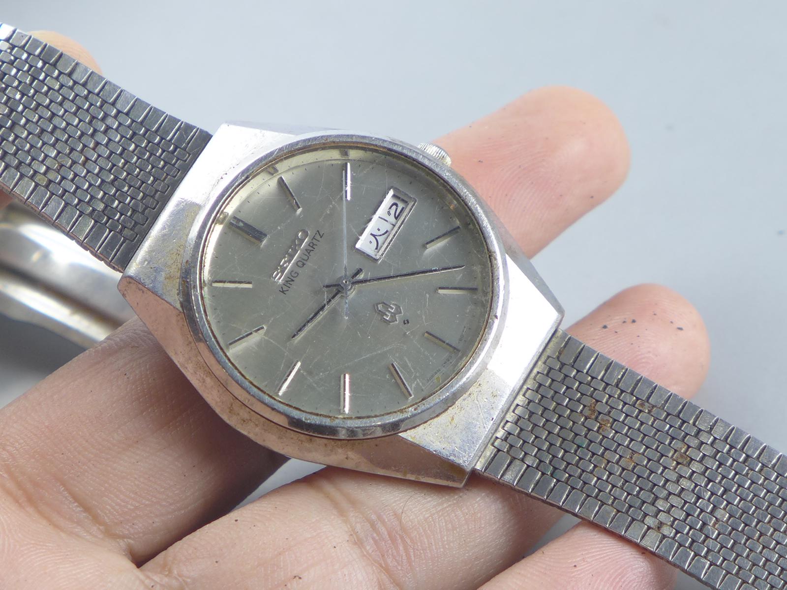 SEIKO KING QUARTZ 4823-8010 セイコー キングクオーツ シルバーSS