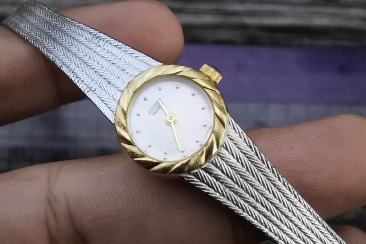 ORIENTメンズ　SEIKO ・CITIZEN レディース 70年代3個セット Vintage Citizen Gold Plated 3220 Integrated Bracelet Lady Quartz