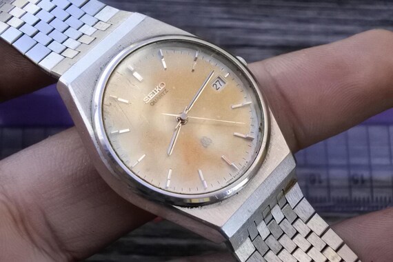 Vintage Seiko Twin Crystal 9442 7000 Original Bracelet Men Twin