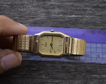 新品電池　SEIKO　7321-5240　ゴールド オクタゴン レディース 新品電池 SEIKO 7321-5240 ゴールド オクタゴン レディース