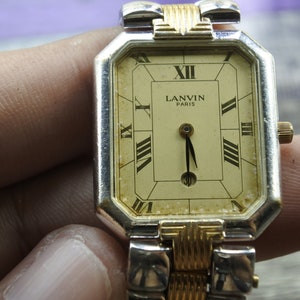Vintage Lanvin Made in France Roman Numeric Dial Lady Quartz Vintage Lanvin Made in France Roman Numeric Dial Lady Quartz