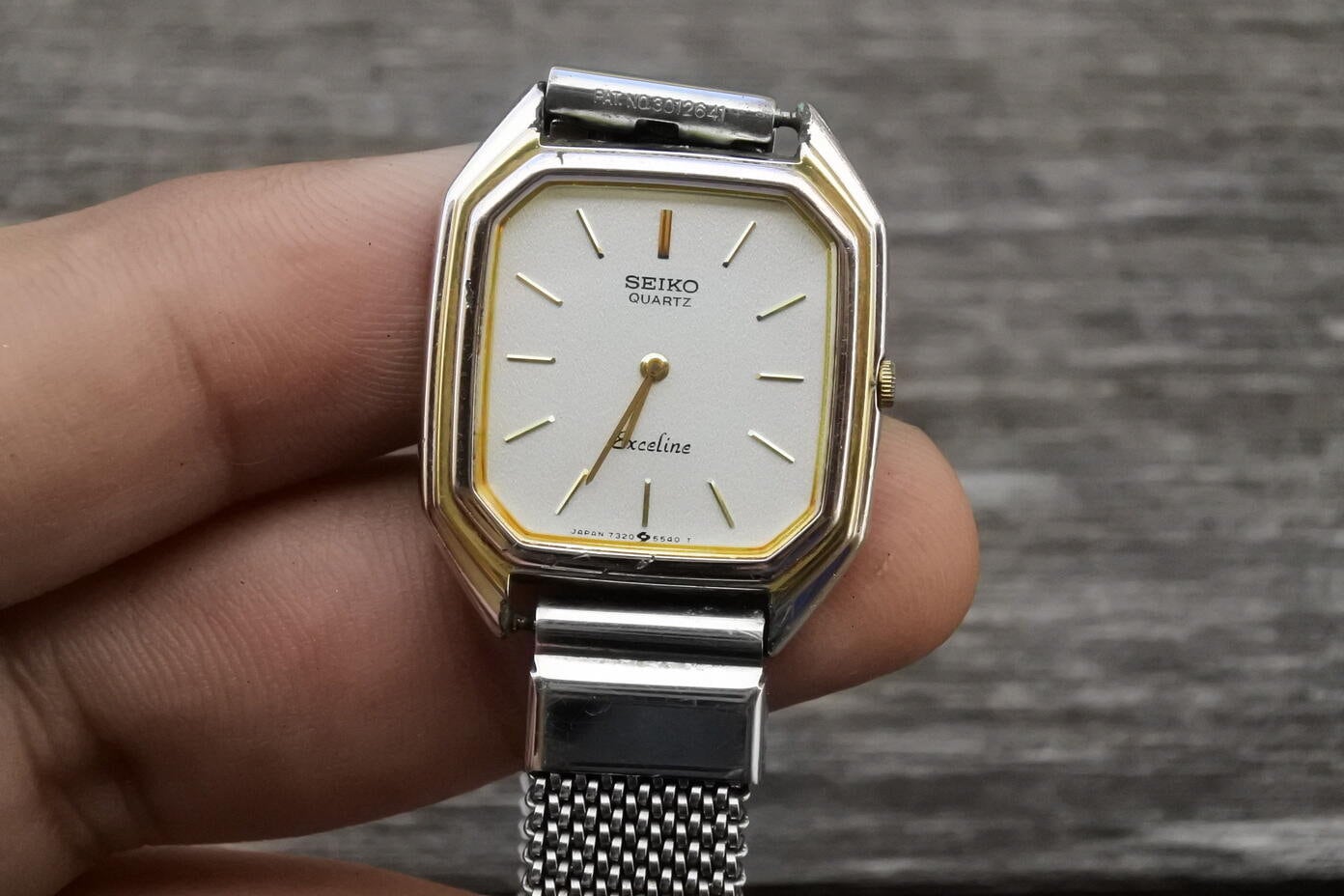 稼働 SEIKO EXCELINE 腕時計 バングルウォッチ SGP 178 VINTAGE SEIKO EXCELINE Ref. 1F21-0AJ0 Quartz Movement Seiko