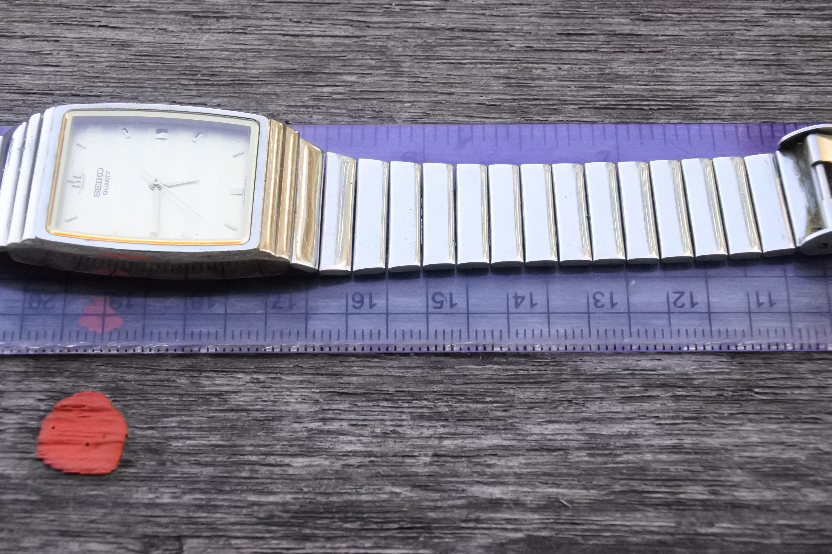 Vintage Seiko Galaxy 8Y21 5050 Integrated Bracelet Men Quartz