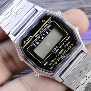 Vintage Alba Digital Watch - Etsy