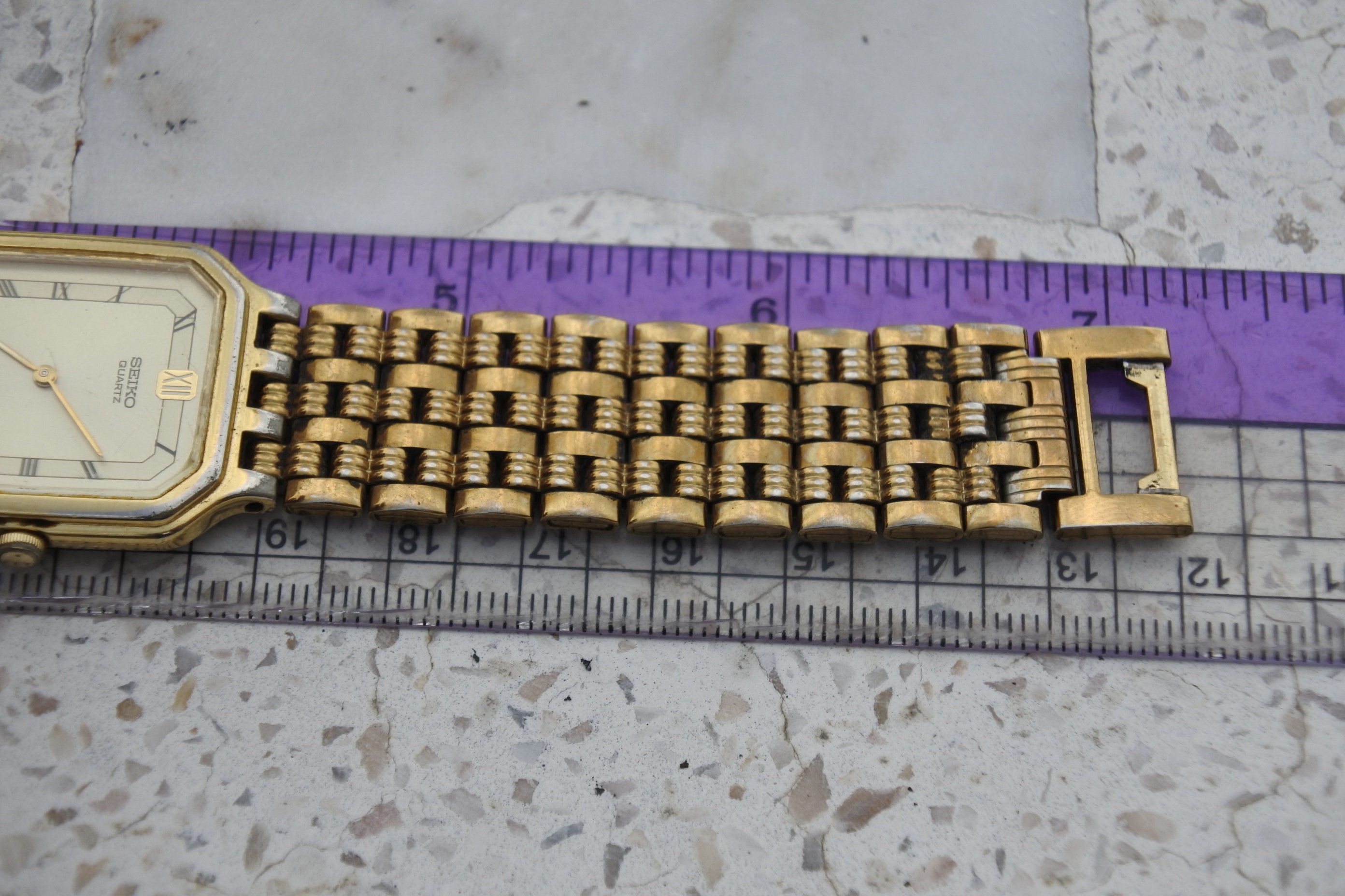 ヴィンテージ セイコー 5Y30 5D60 ローマ数字文字盤 ユニセックス