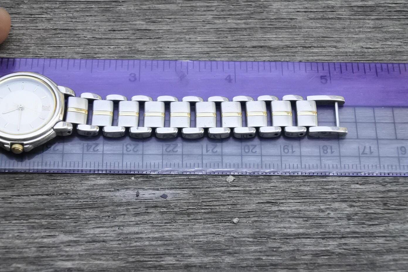 Vintage Seiko Lucent 4N21 0610 Integrated Bracelet Men Quartz
