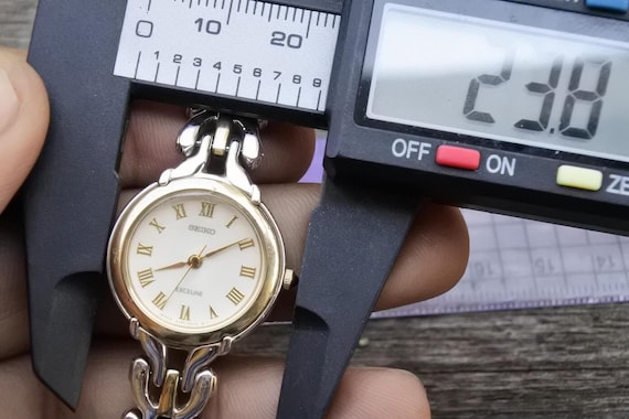 Vintage Seiko Exceline 4J41 0040 Integrated Bracelet Lady