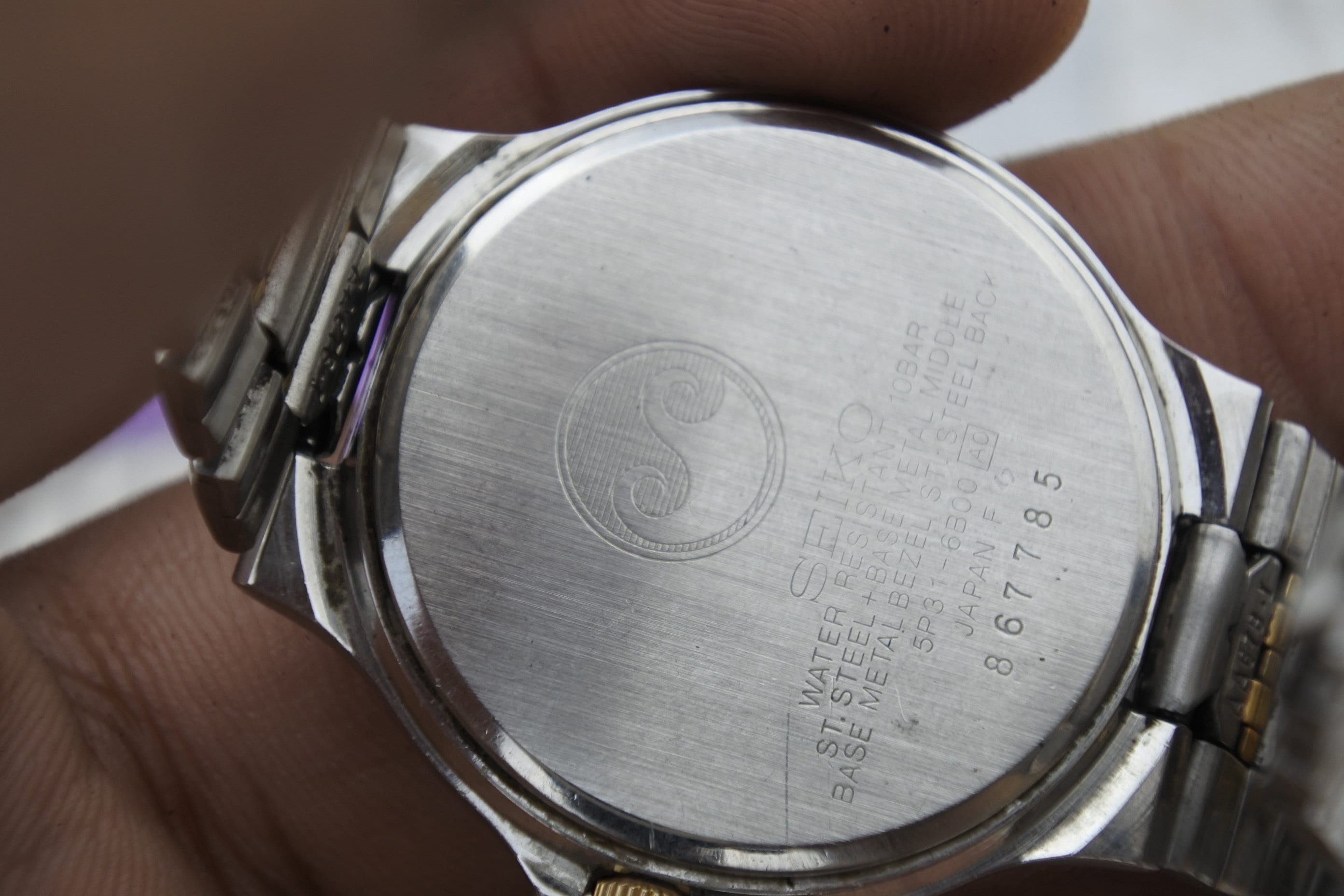 ヴィンテージ セイコー ランディ 5P31 6B00 ローマ数字文字盤 メンズ