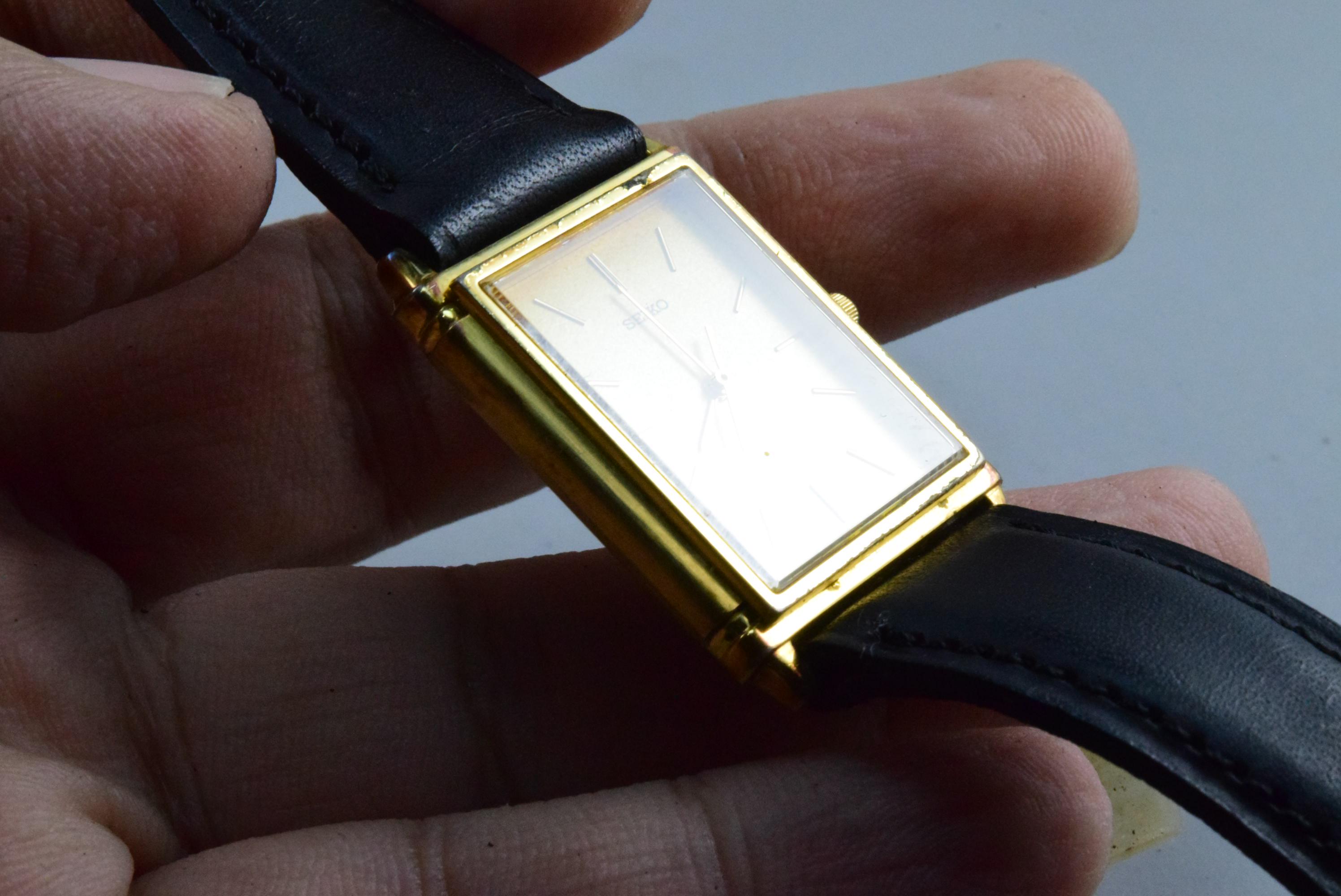 SEIKO セイコー スクエア タンク 9021-5300 クォーツ 腕時計 Seiko 