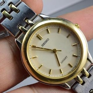 Vintage Seiko Lucent 7N21 0030 dameshorloge, Japan JDM, ronde vorm 33 mm