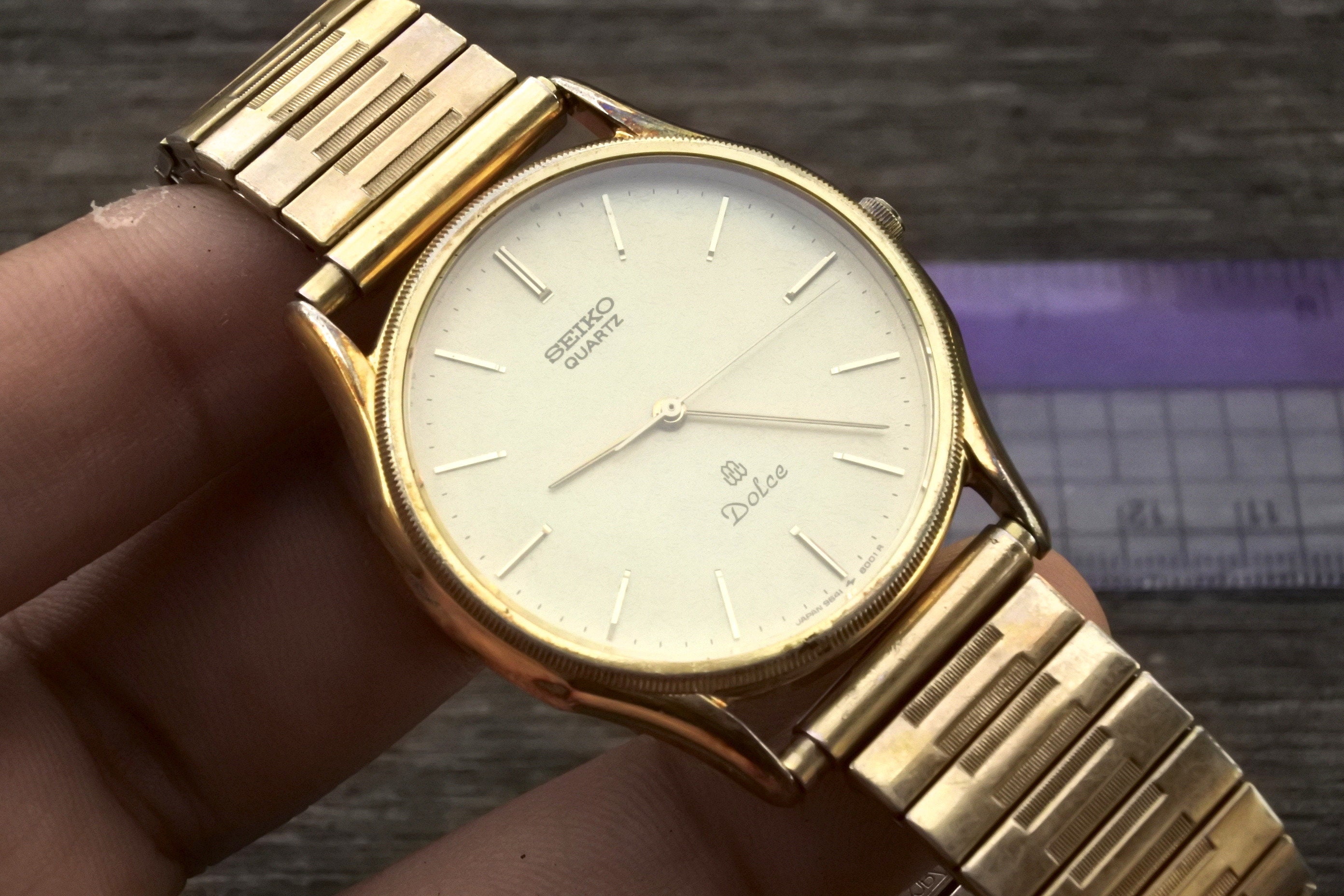 SEIKO DOLCE クォーツアイボリー SEIKO愛爆走中！SEIKO DOLCE Twin quartz 9641-7000 from 1980