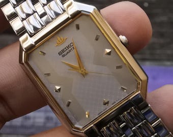Buy Vintage Seiko Galaxy V701 5J40 Texture Dial Men Quartz Japan