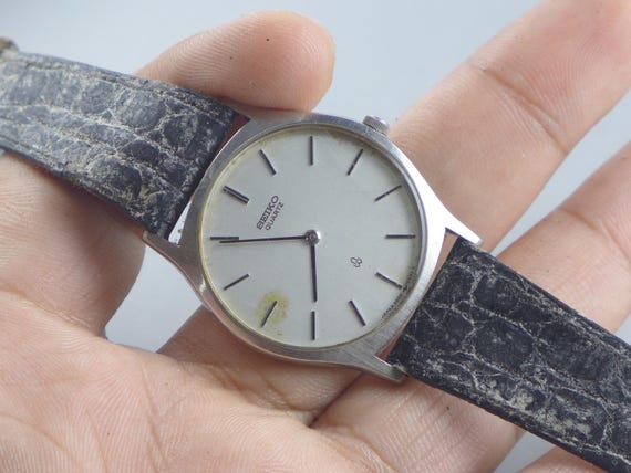時計 SEIKO QUARTZ TYPE II Vintage Seiko 2620 0170 Silver Dial Men Quartz Watch Japan JDM