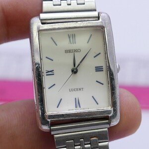 Vintage Seiko Lucent 5E21 5C20 Roman Numeral Dial Unisex Quartz